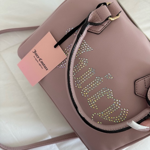 RARE juicy couture bling satchel clutch bag - Picture 10 of 13